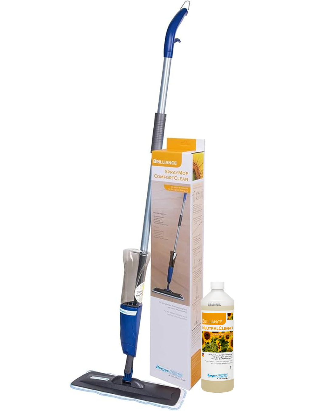 BERGER-SEIDLE | SPRAY MOP | INCL. 1L CLEANER