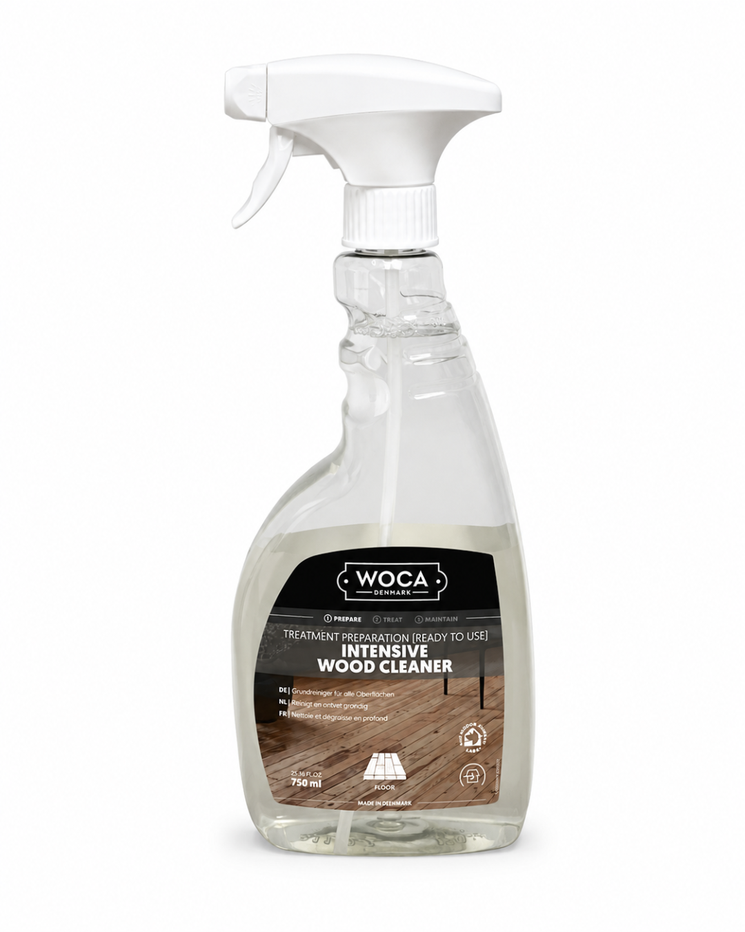 WOCA | INTENSIVE WOOD CLEANER SPRAY | PRE-MIXED | ALL FLOORS