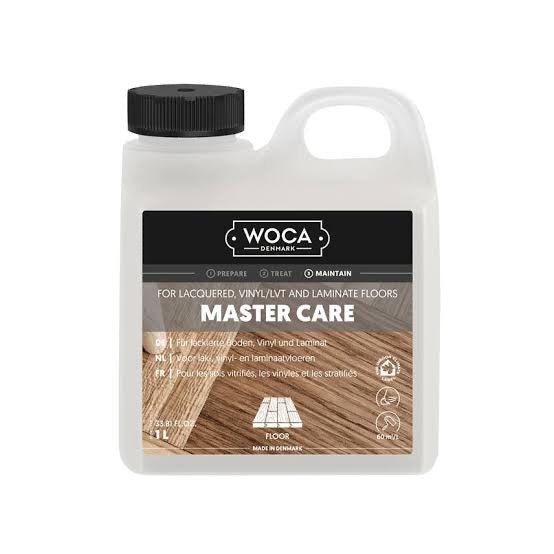 WOCA | MASTER CARE | LACQUERED, VINYL, LVT & LAMINATE FLOORS | treatment
