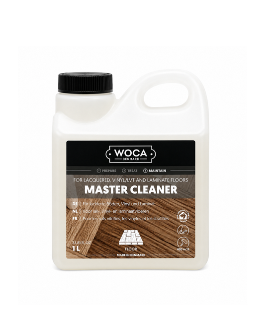 WOCA | MASTER CLEANER | LACQUERED, VINYL, LVT & LAMINATE FLOORS