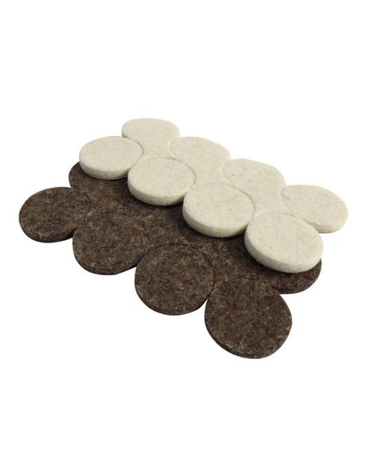 FLEXI-FELT | INDUSTRIAL STRENGTH ADHESIVE FELT DISCS (25mm)
