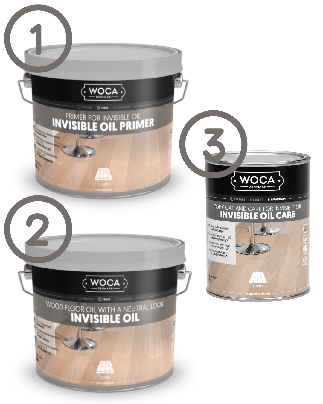 WOCA | INVISIBLE OIL SYSTEM BUNDLE